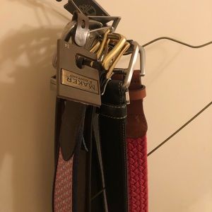 7 belts Including Vineyard Vines, Fossil, and more